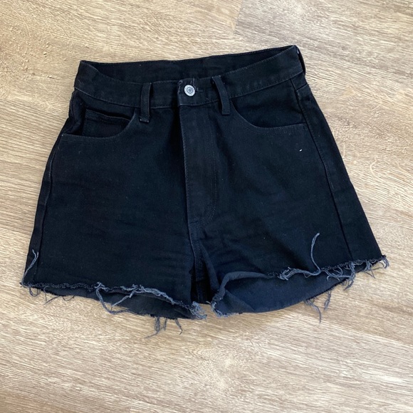 PacSun Pants - J. GALT black jean shorts size S